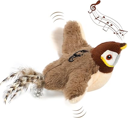 Interactive Cat Toy with Wing Movement